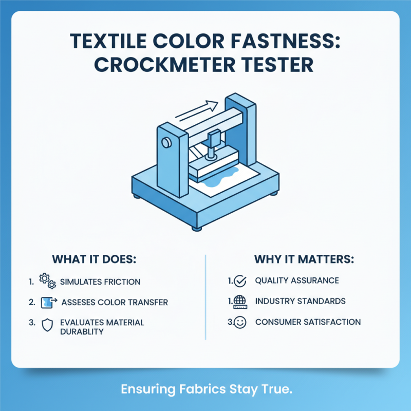 What is a Crockmeter Rubbing Fastness Tester and How Does It Work?