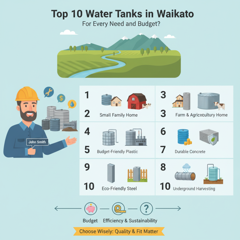 Top 10 Water Tanks in Waikato for Every Need and Budget?