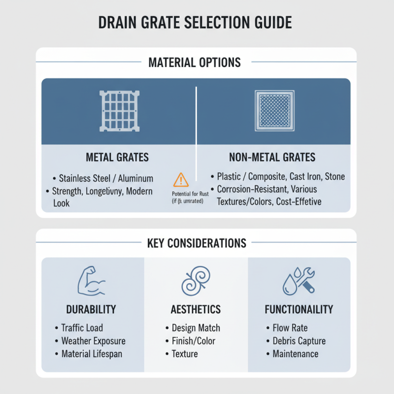 How to Choose the Right Drain Grate for Your Needs?