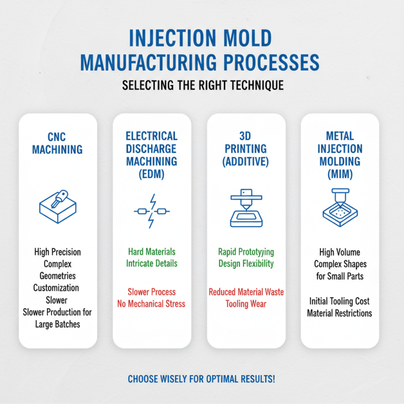 How to Choose the Right Injection Mold Manufacturing Process?