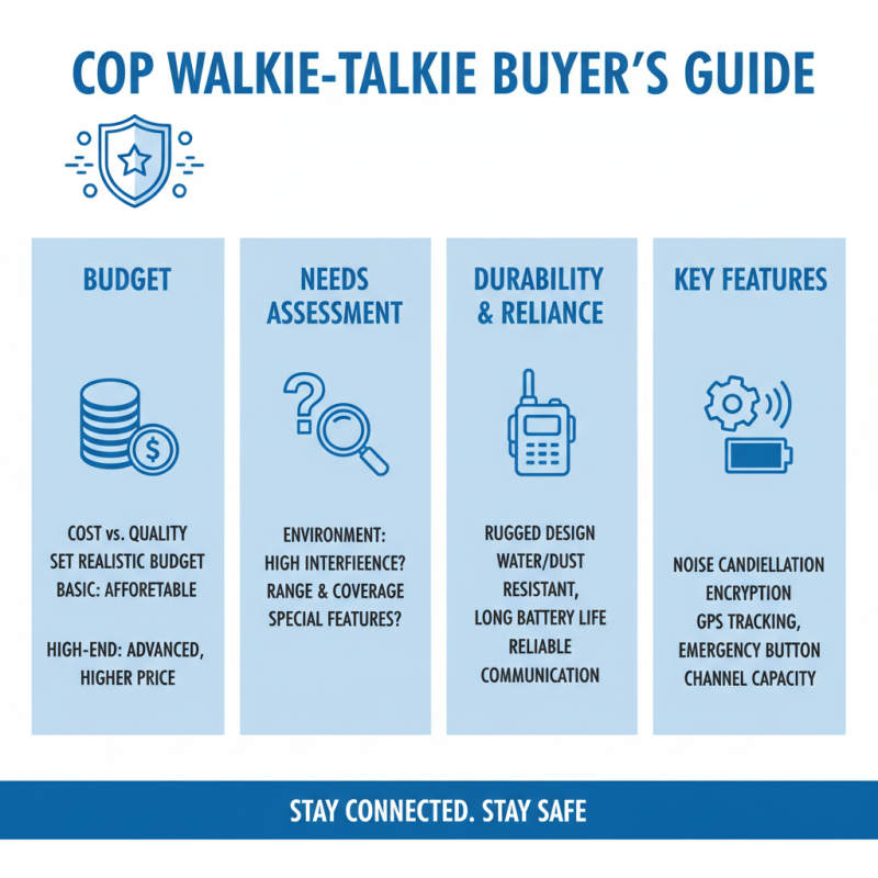 How to Choose the Best Cop Walkie Talkie for Your Needs?