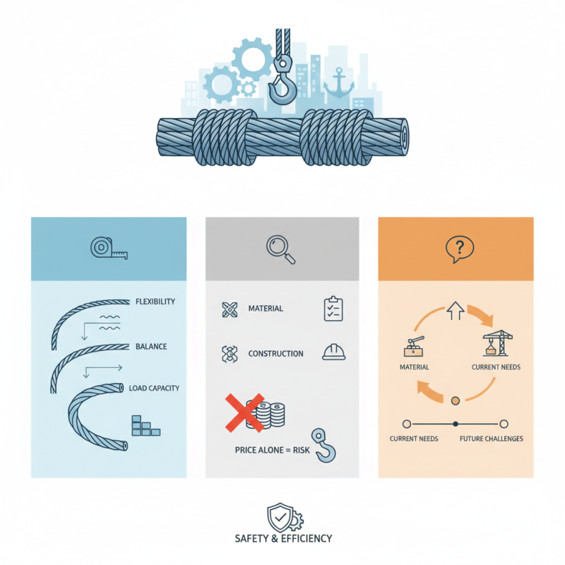 How to Choose the Right Wire Rope for Your Needs?