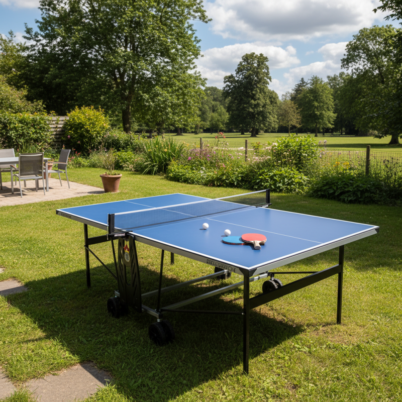 How to Choose the Best Foldable Ping Pong Table Outdoor for Your Needs?