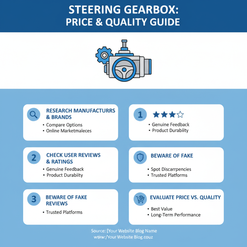 2026 How to Find the Best Steering Gear Box Price for Your Vehicle?