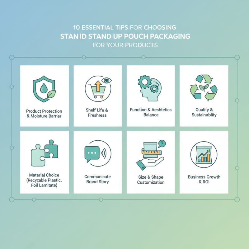 10 Essential Tips for Choosing Stand Up Pouch Packaging for Your Products?