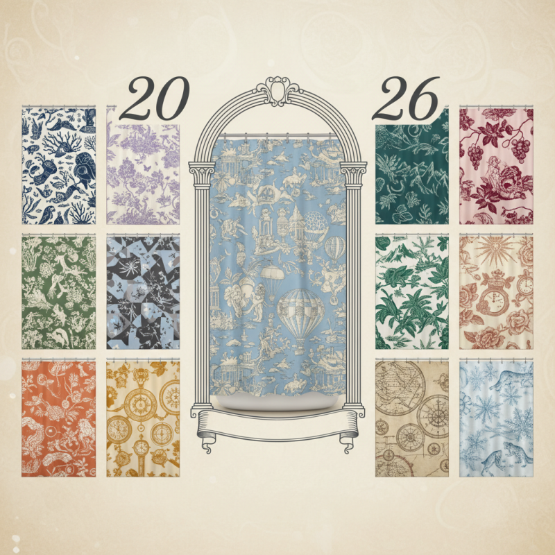 Top 2026 Shower Curtain Toile Designs You Need to Know?