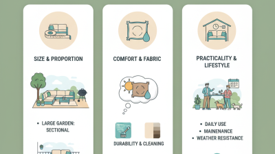 How to Choose the Perfect Garden Sofa for Your Space?