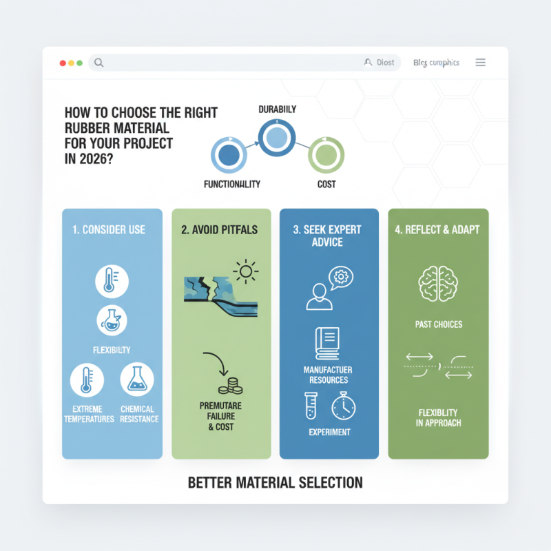 How to Choose the Right Rubber Material for Your Project in 2026?