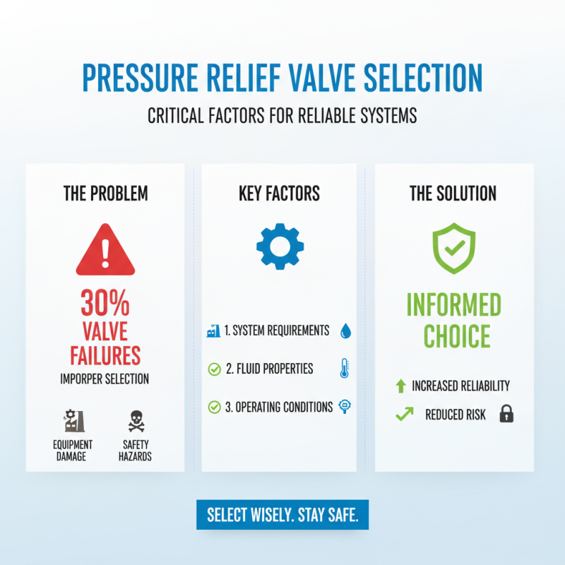 How to Choose the Right Pressure Relief Valve for Your Needs