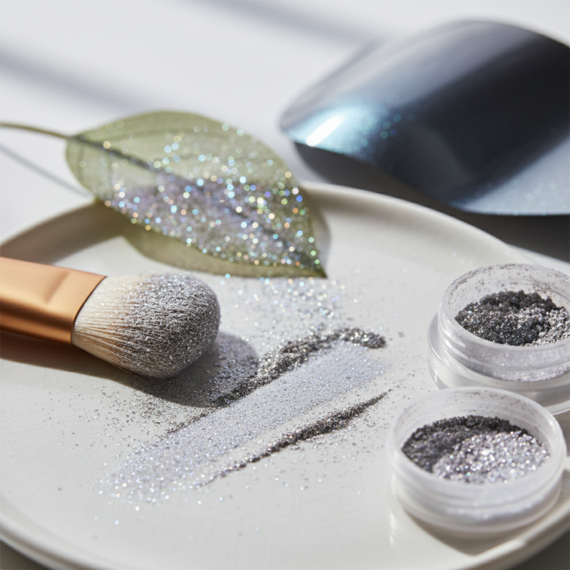 What is synthetic mica powder and how is it used?