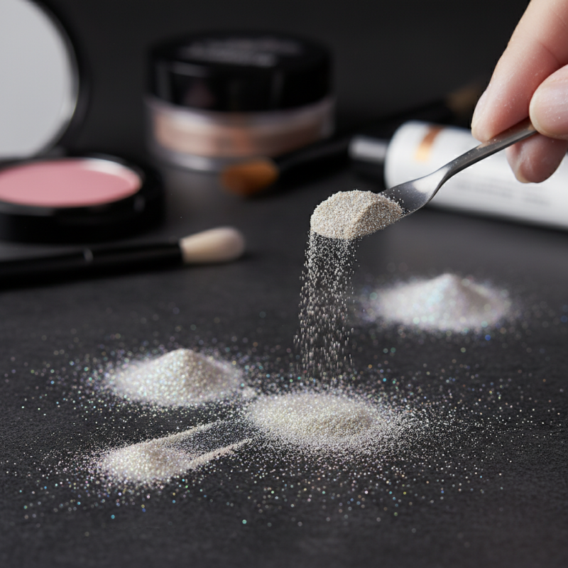 What is synthetic mica powder and how is it used?