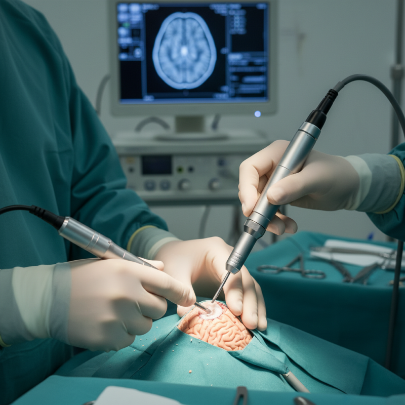 What is a neuro surgical drill and how is it used?