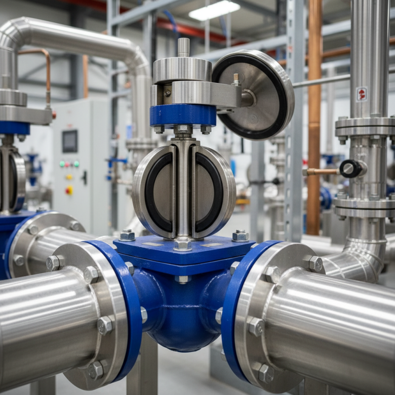 What is a double eccentric butterfly valve and how does it work?