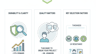 Essential Tips for Choosing PVC Clear Sheets for Your Projects?