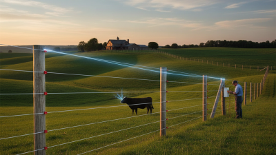 What is a high voltage output electric fence and how does it work?