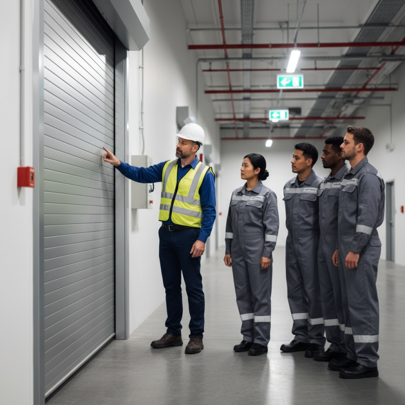 How to Use a Roll Down Fire Door Safely and Effectively?