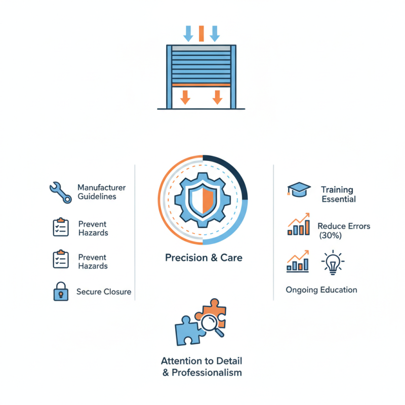 How to Install Roll Down Fire Door Safely and Effectively?