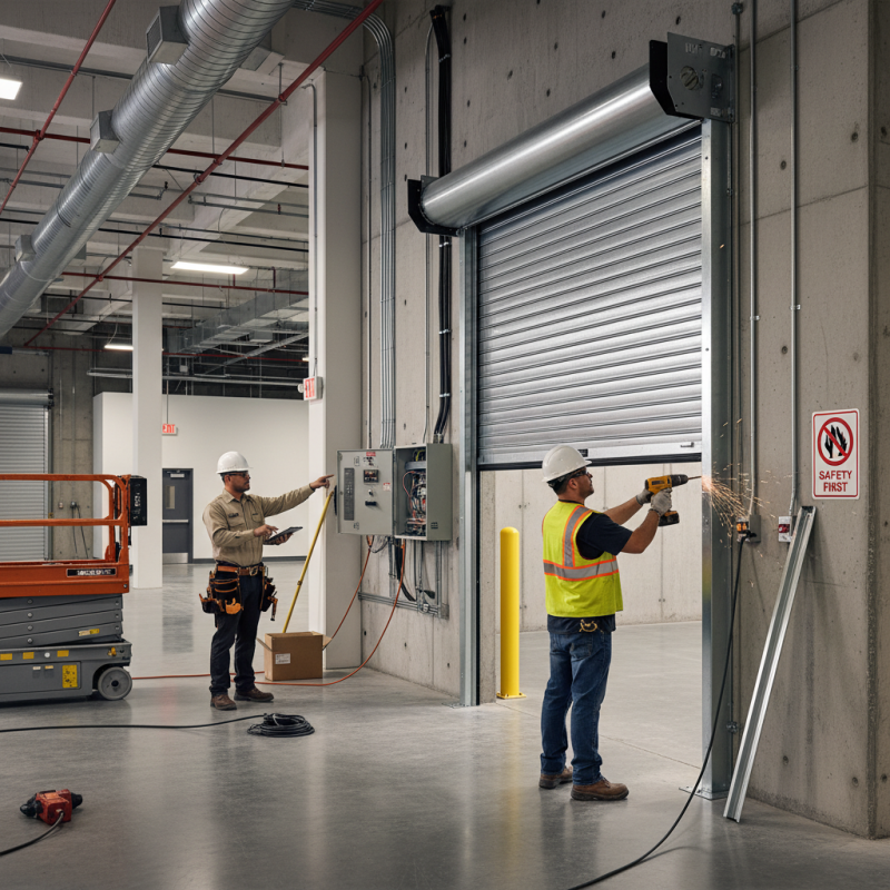 How to Install and Maintain a Roll Down Fire Door?