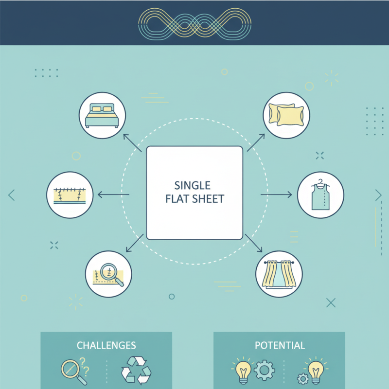 What is a single flat sheet and how is it used?