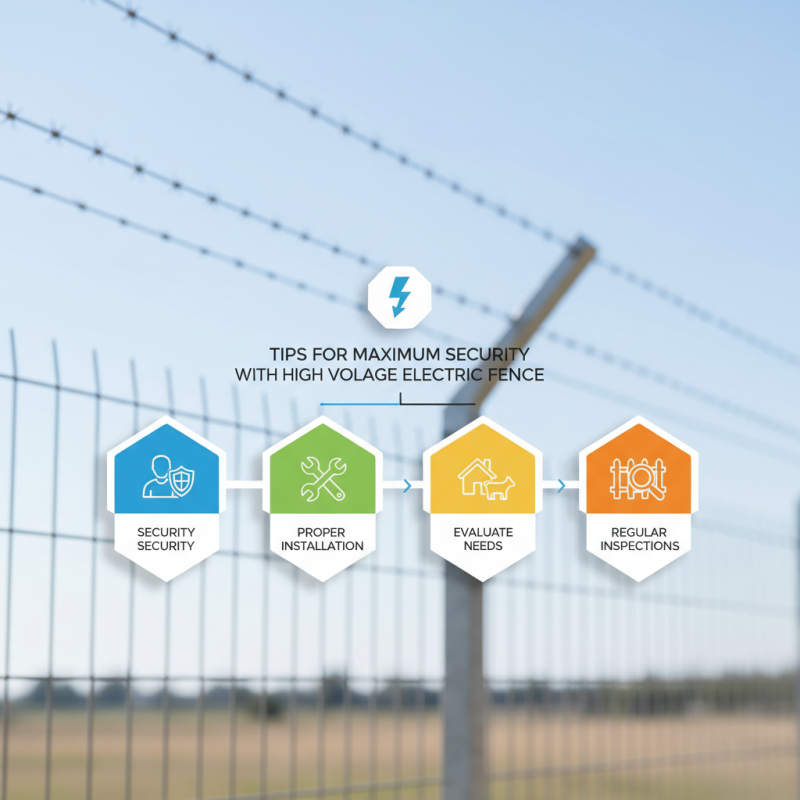High Voltage Output Electric Fence Tips for Maximum Security?