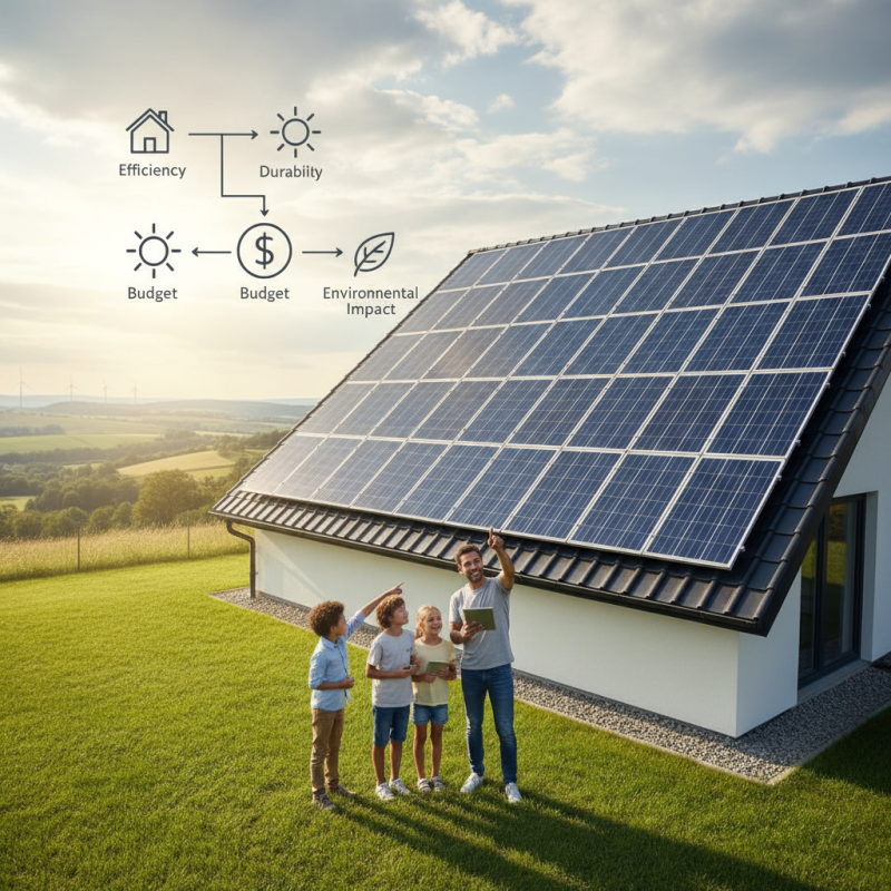 2026 How to Choose the Best Solar Panels for Your Home?