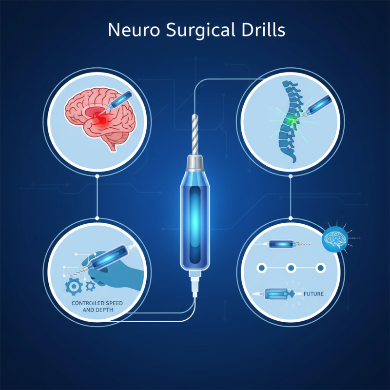 What is a neuro surgical drill and how is it used?