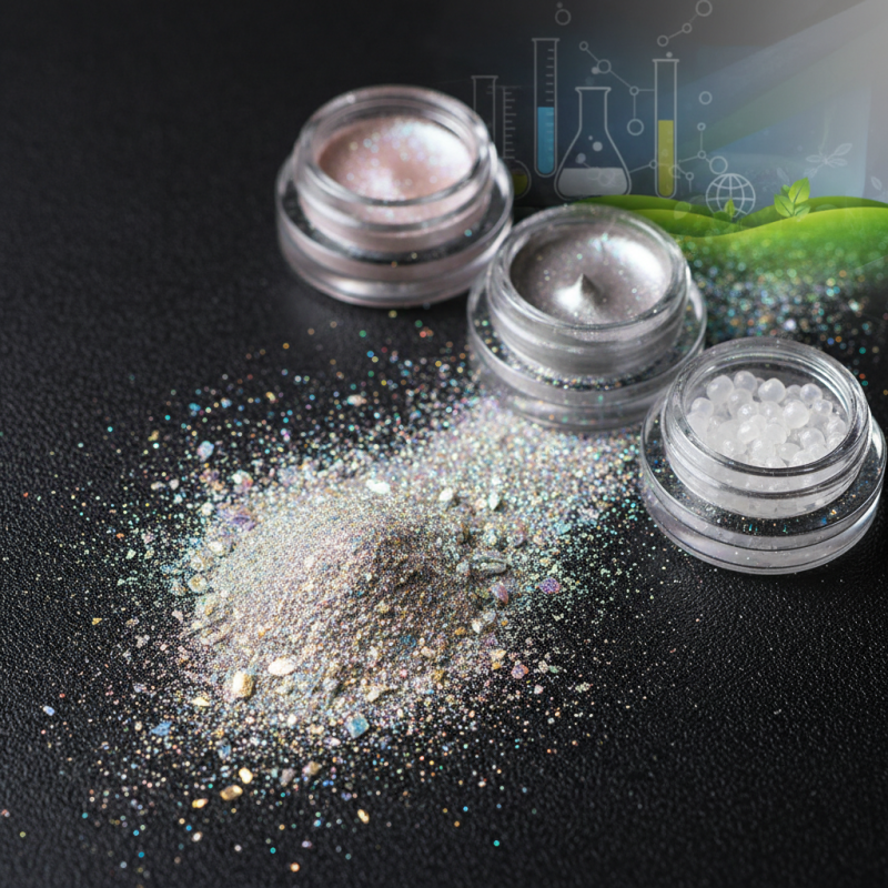 What is synthetic mica powder and how is it used?