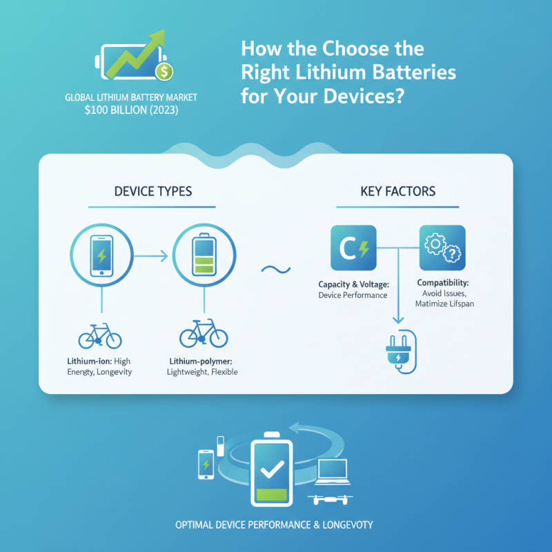 How to Choose the Right Lithium Batteries for Your Devices?
