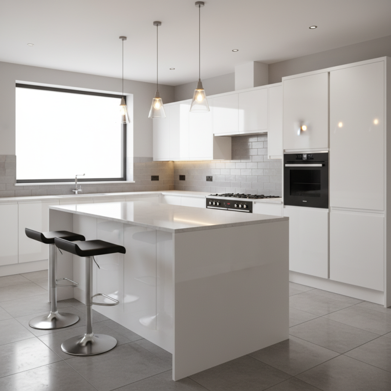 Top High Gloss Kitchen Design Ideas for Modern Homes?