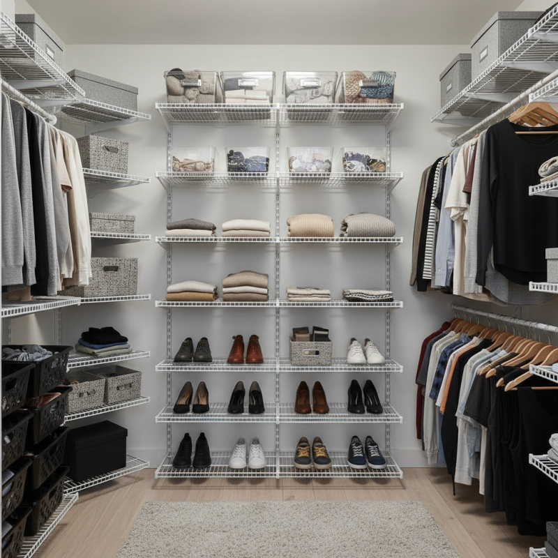 Closet Wire Shelving Kits How to Choose the Best Options?