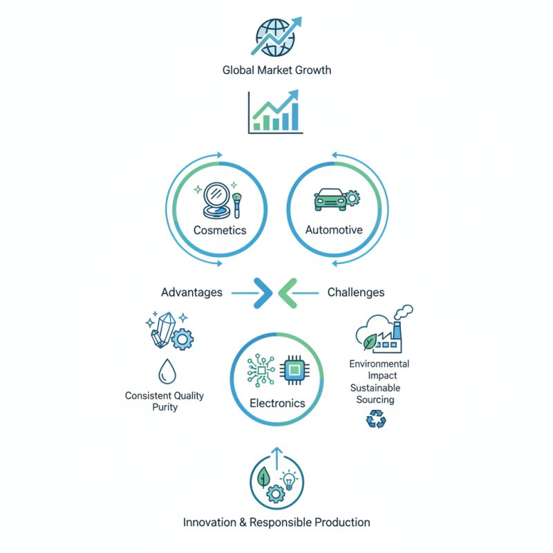 What is synthetic mica powder and its uses?