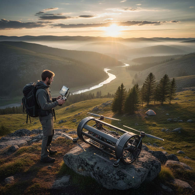 How to Use Drones Folding Tube for Efficient Aerial Photography?