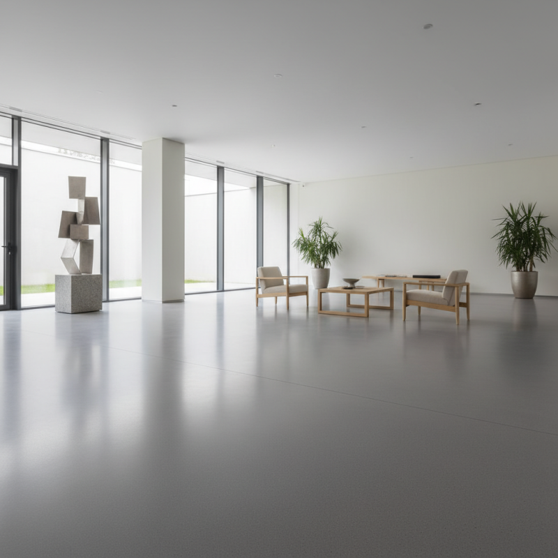 What are the benefits of homogeneous floor in modern flooring?