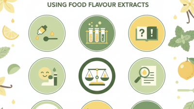 10 Essential Tips for Using Food Flavor Extracts in Your Cooking