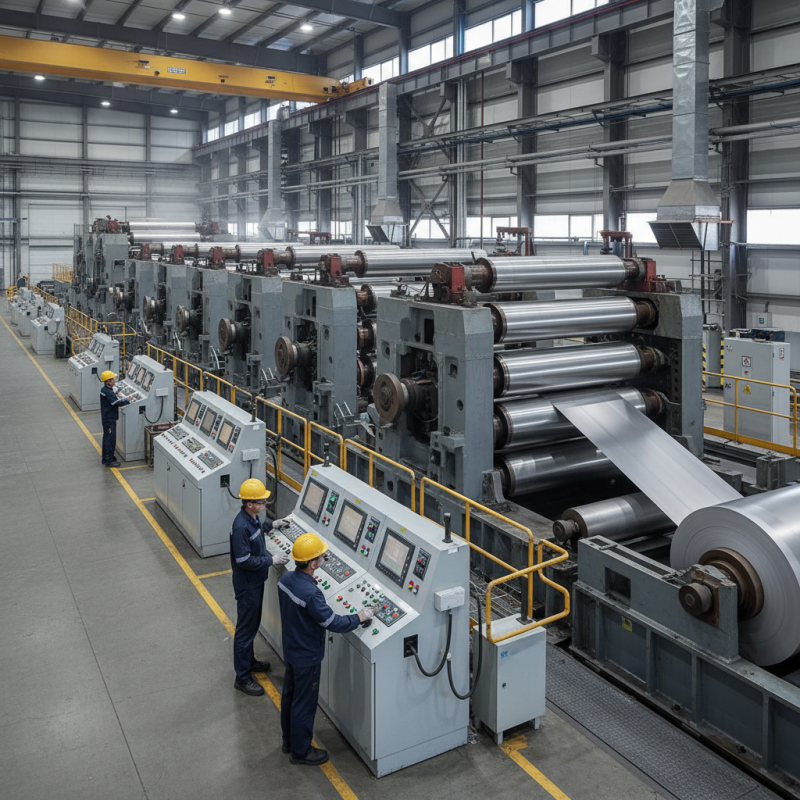 What is a tandem cold rolling mill and how does it work?