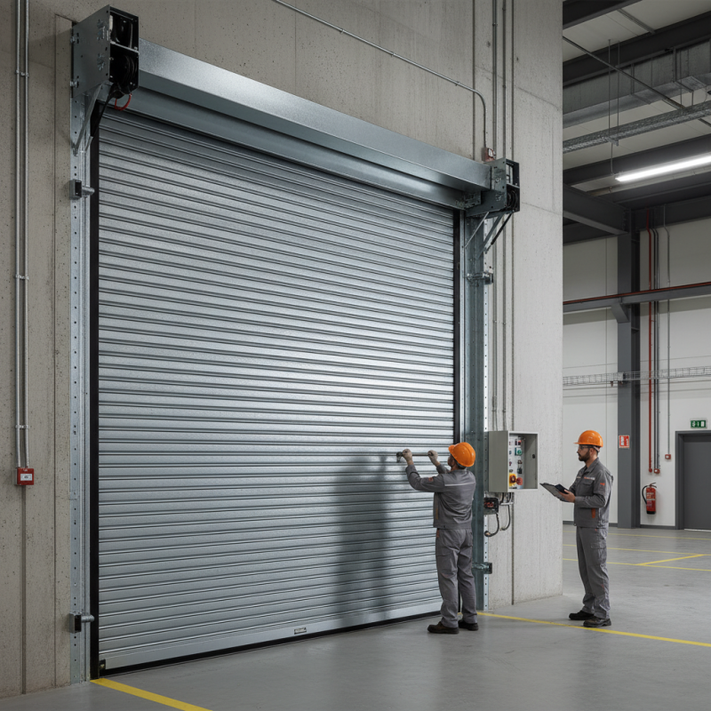 How to Install and Maintain a Roll Down Fire Door?