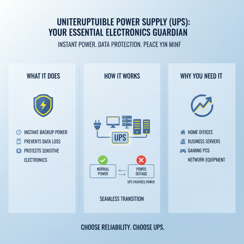 How to Choose the Best UPS Power Supply for Your Needs?