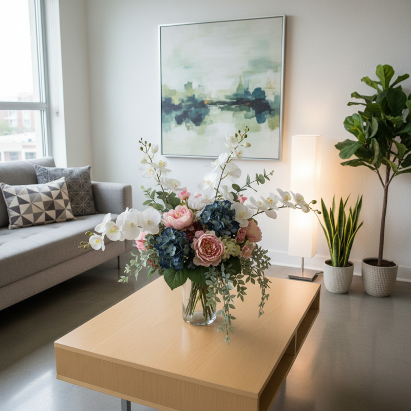 What is the Appeal of Artificial Flowers in Modern Decoration?