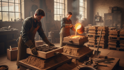 What is the sand molding process and its key advantages?