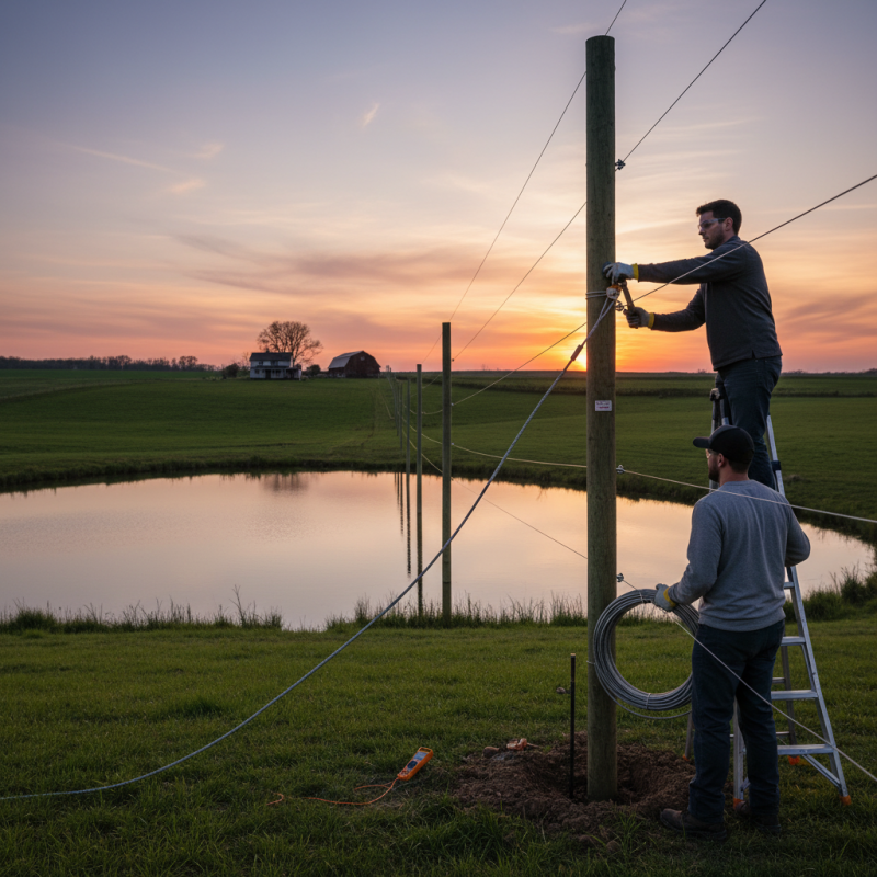 How to Install a High Voltage Output Electric Fence Safely?