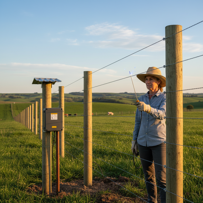 How to Install a High Voltage Output Electric Fence Safely?