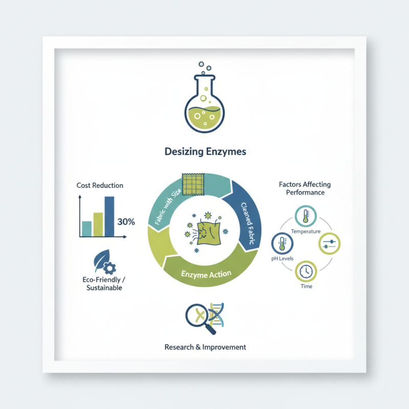 What is a desizing enzyme and how does it work?