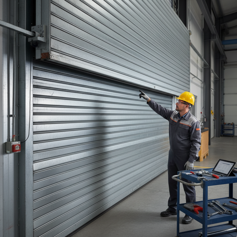 How to Install and Maintain a Roll Down Fire Door?