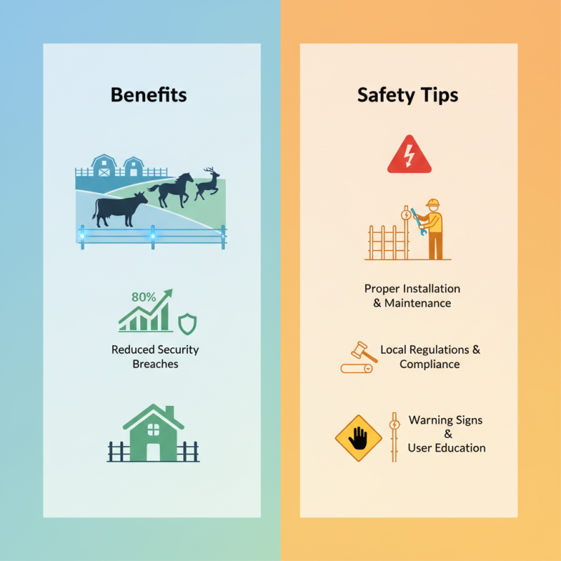 High Voltage Output Electric Fence Benefits and Safety Tips?
