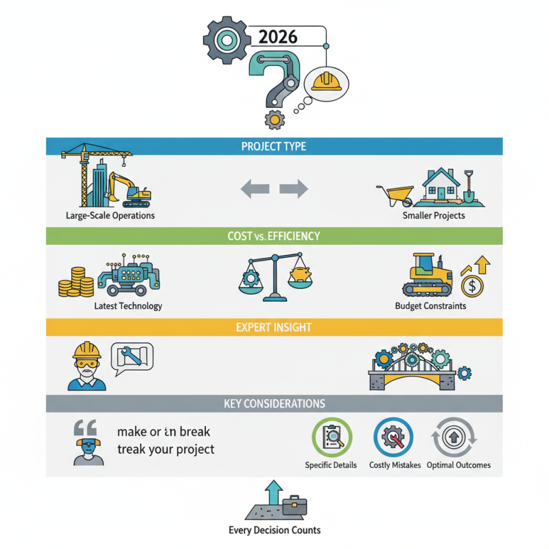 2026 How to Choose the Right Construction Equipment and Machinery?