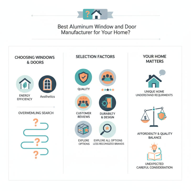 Best Aluminum Window and Door Manufacturer for Your Home?