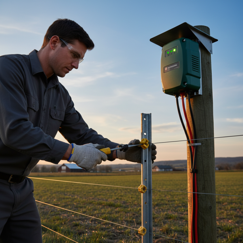 How to Install a High Voltage Output Electric Fence Safely?