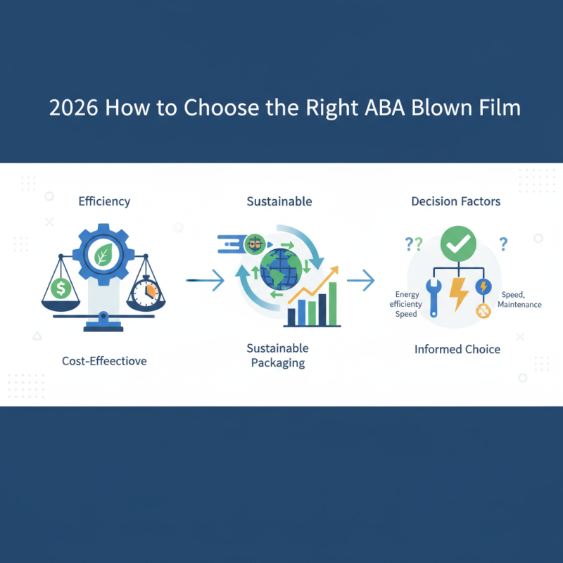 2026 How to Choose the Right ABA Blown Film Machine?
