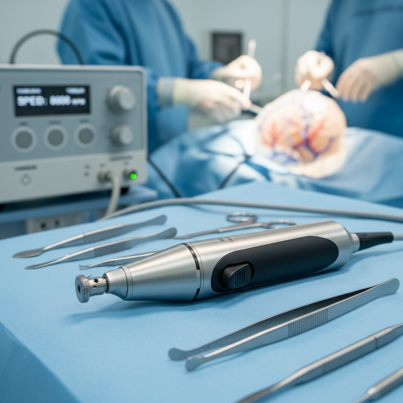 What is a neurosurgical drill and how does it work?