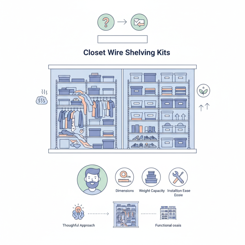 What is a closet wire shelving kit and how to choose one?